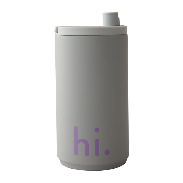 Design Letters travel mug 35 cl - Hi-cool grey - Design Letters