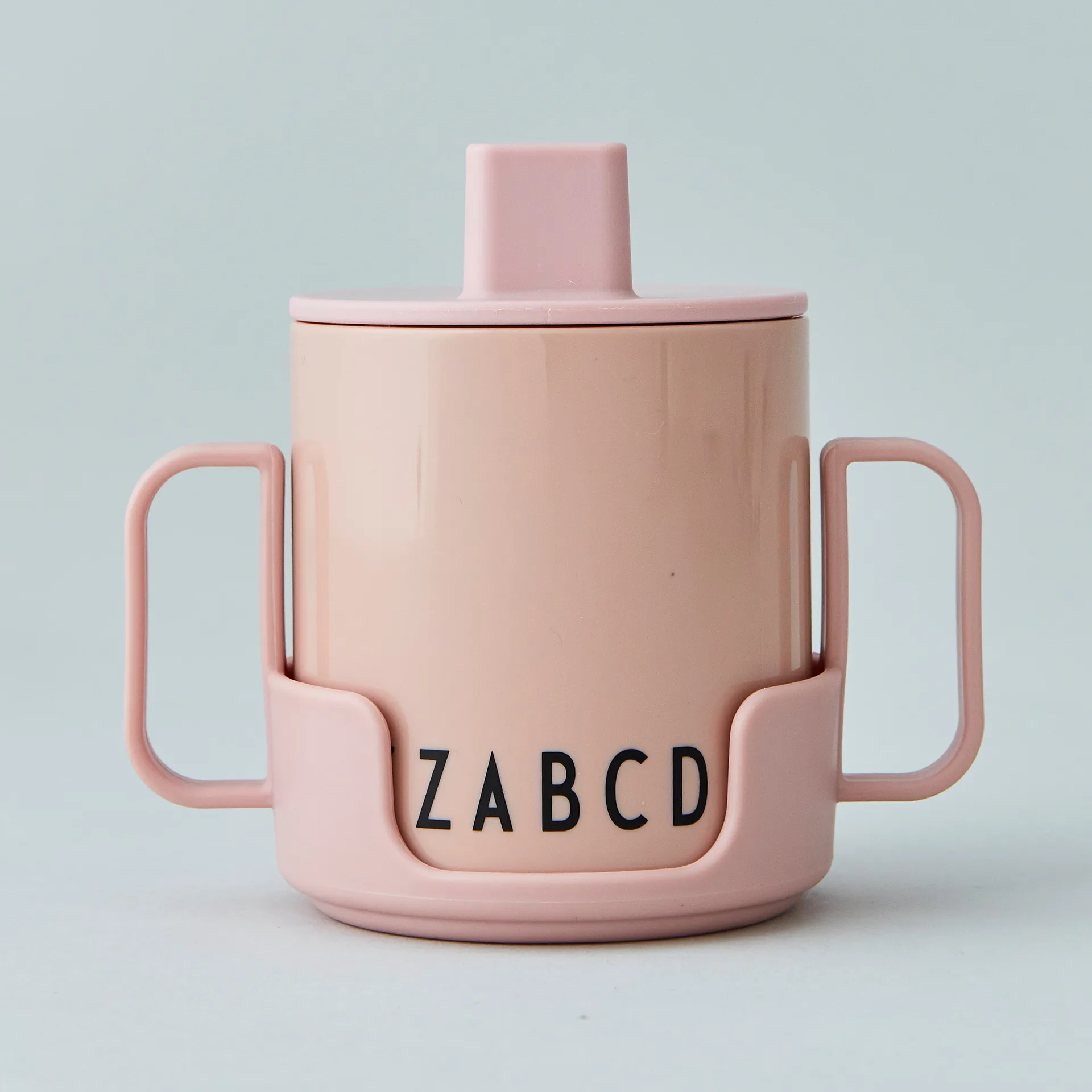 Eat & Learn childrens cup, Nude Design Letters