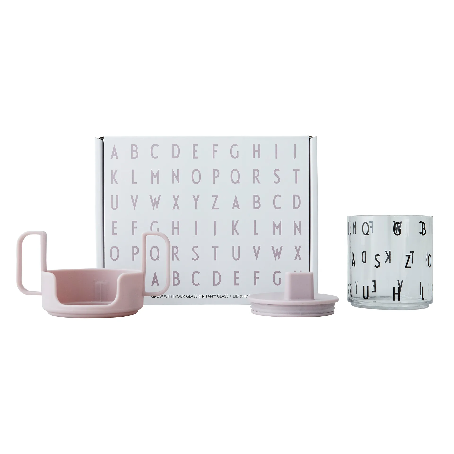 Grow with your cup, Lavender Design Letters