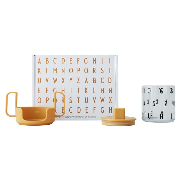 Grow with your cup, Mustard Design Letters