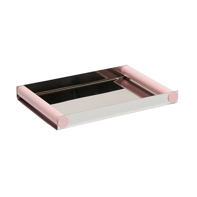 Ray tray disco tray 20.5x30 cm - Creole pink-stainless steel - Design Letters