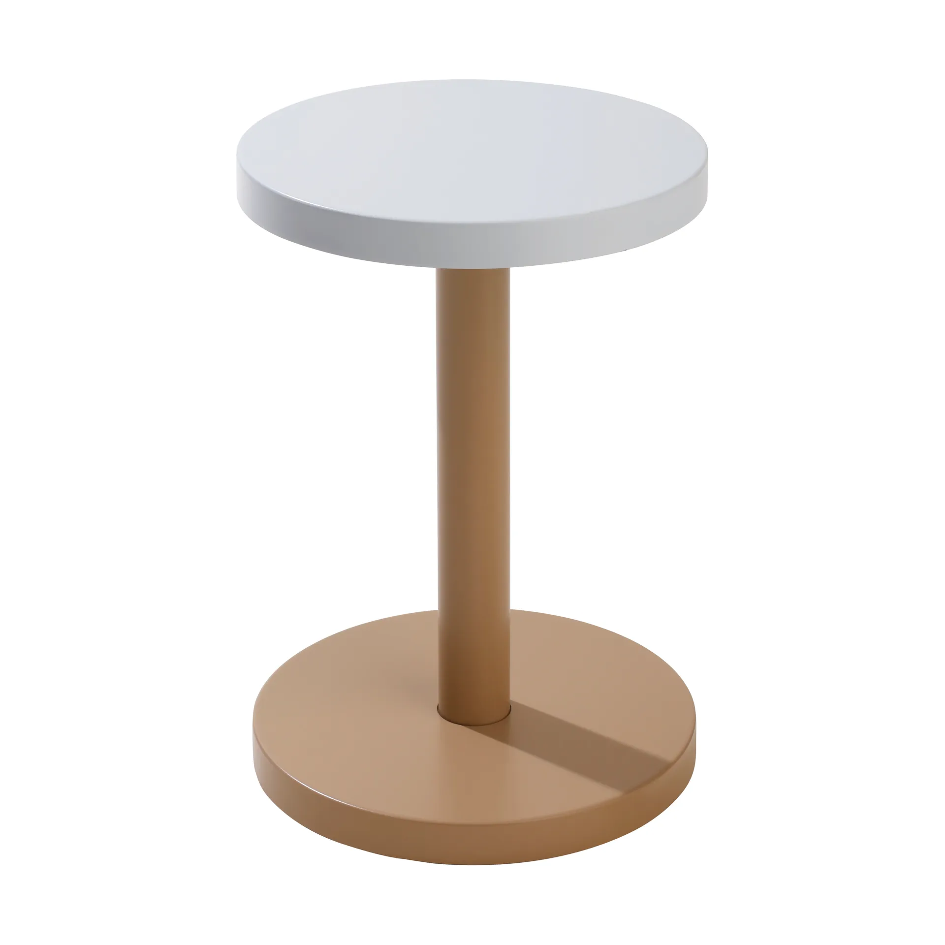Stord round stool Ø31x45 cm, Beige Design Letters