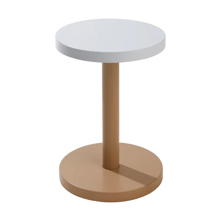 Stord round stool Ø31x45 cm - Beige - Design Letters