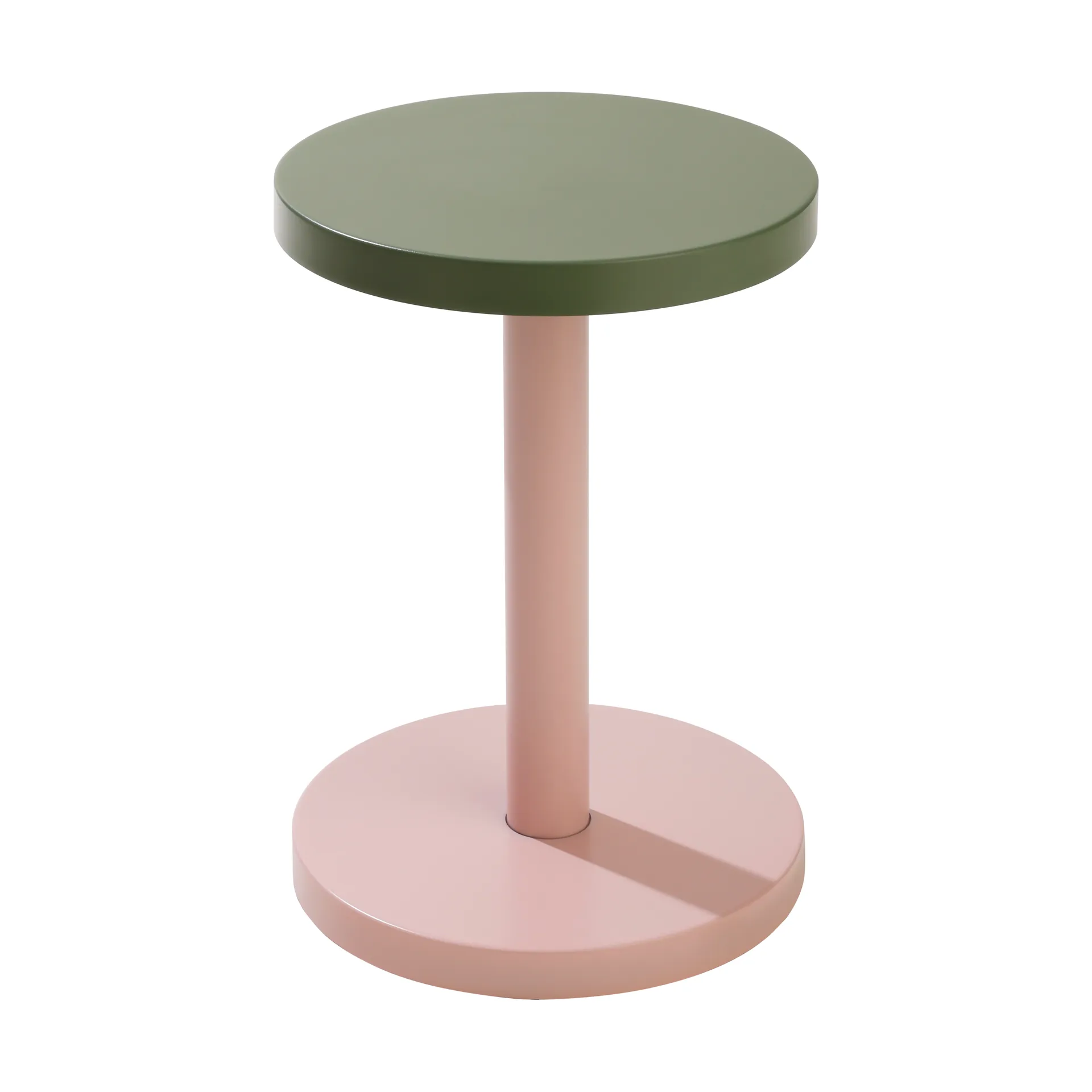 Stord round stool Ø31x45 cm, Creole pink Design Letters