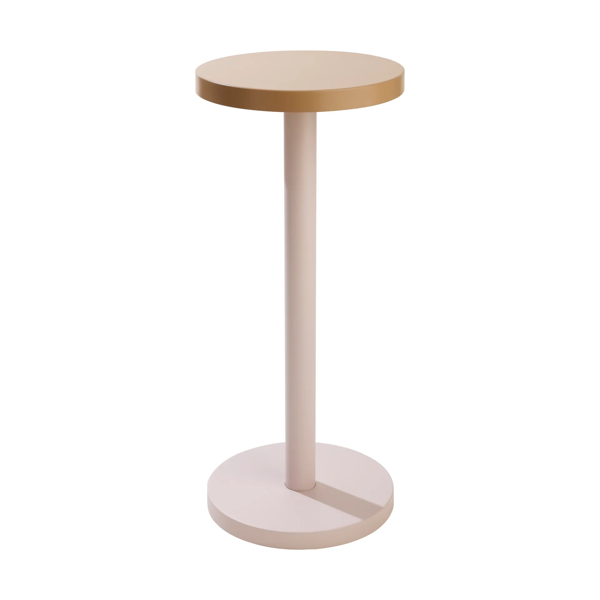 Stord round stool Ø31x73 cm, Pastel-pastel beige Design Letters