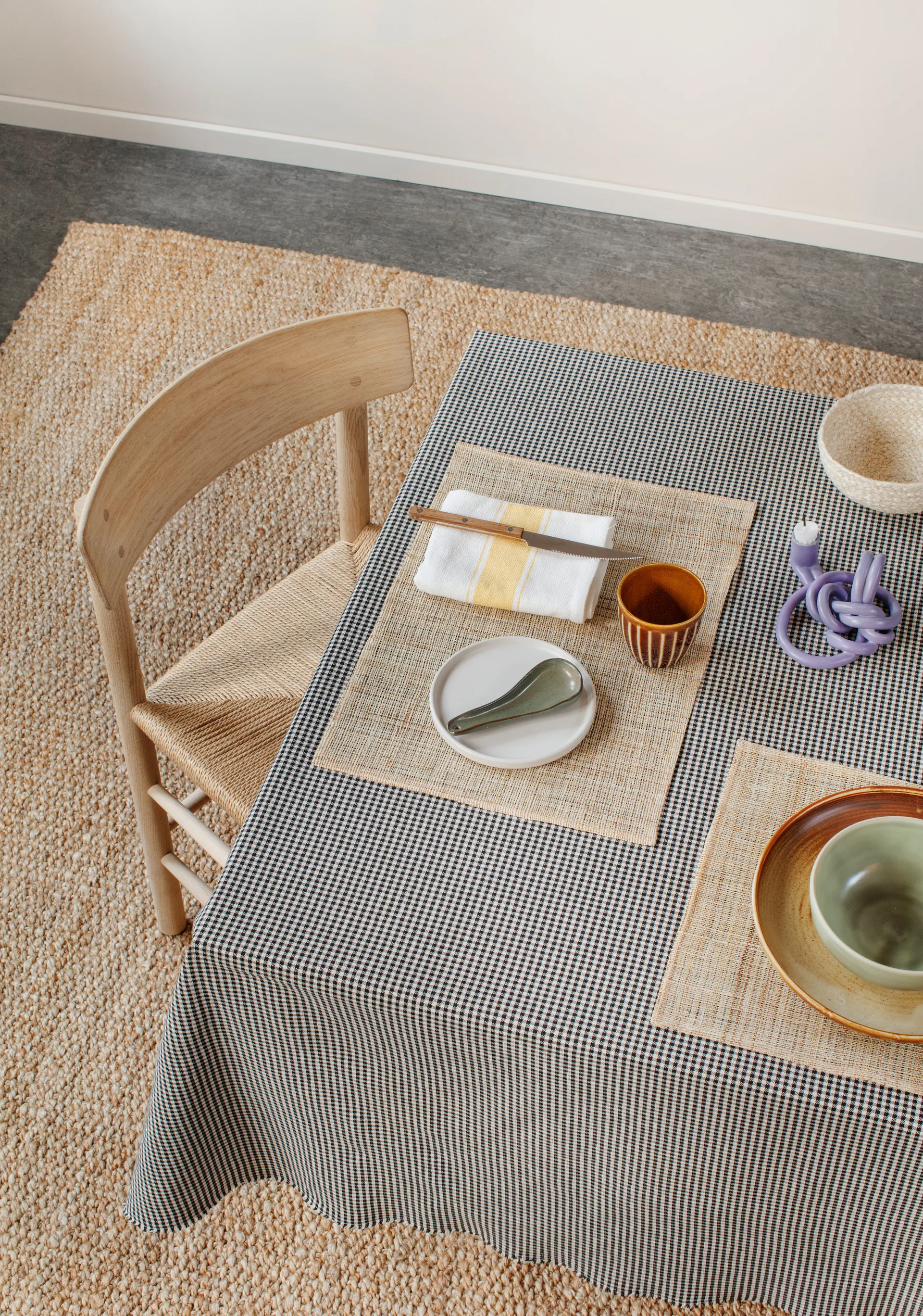 Dixie linen placemat, Natural Dixie