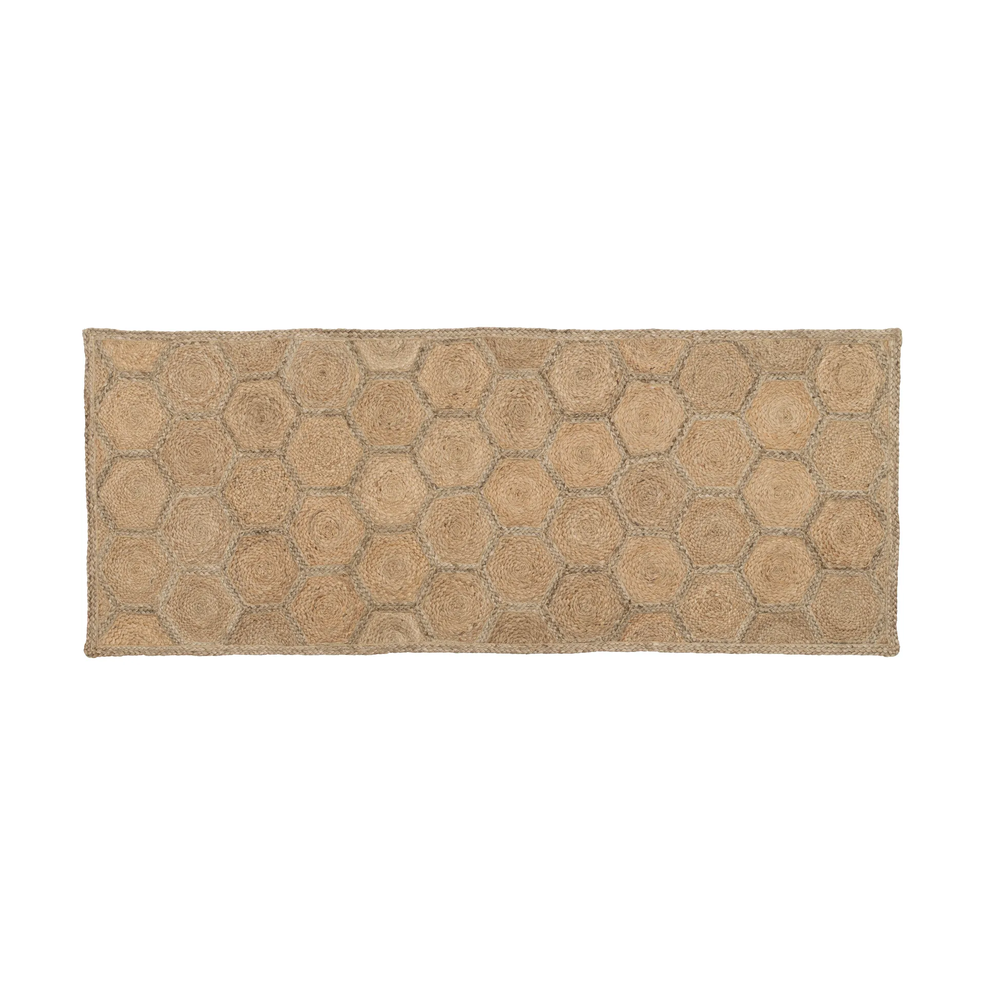 Elin rug, Honey comb natural, 80x200 cm Dixie
