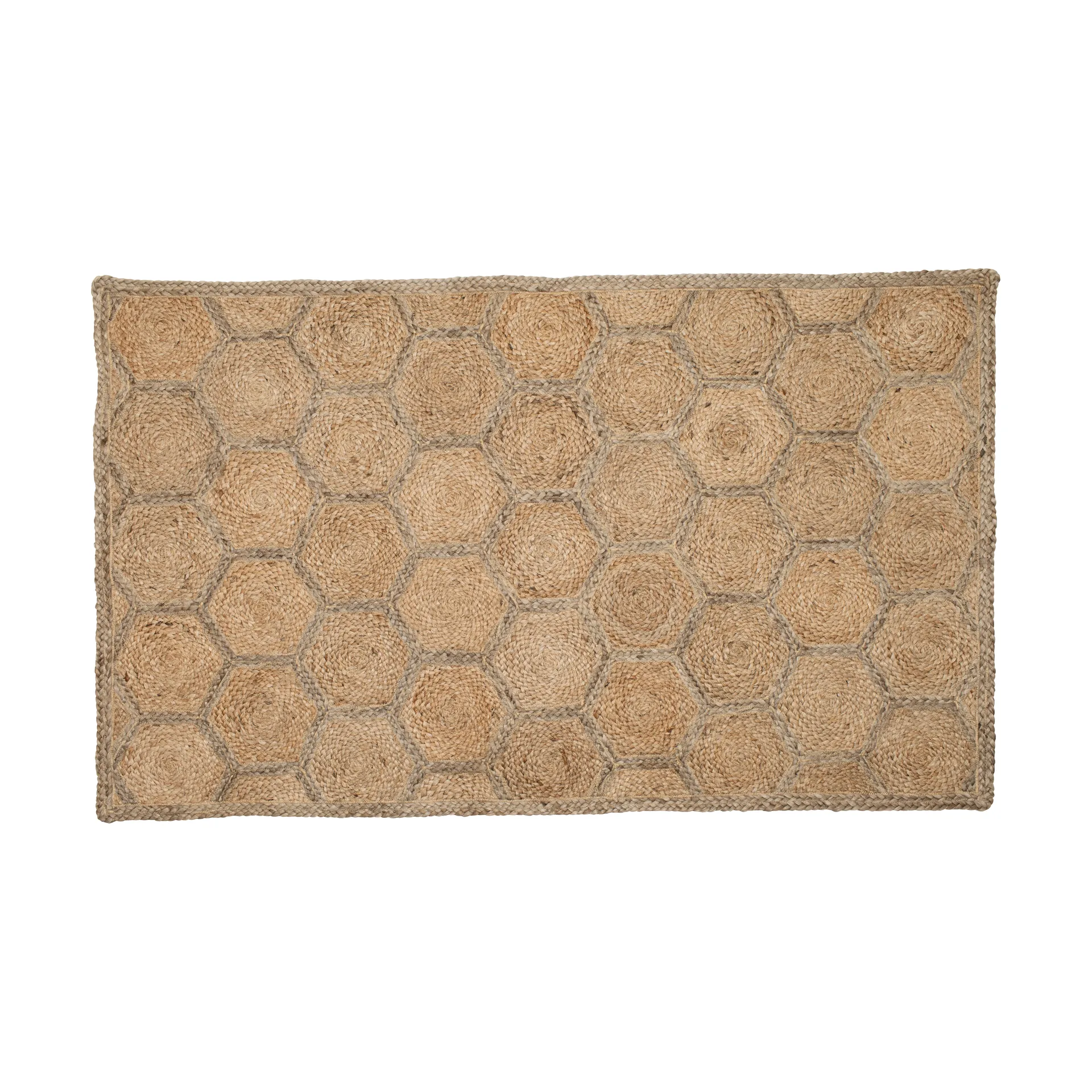 Elin rug, Honey comb natural, 90x150 cm Dixie