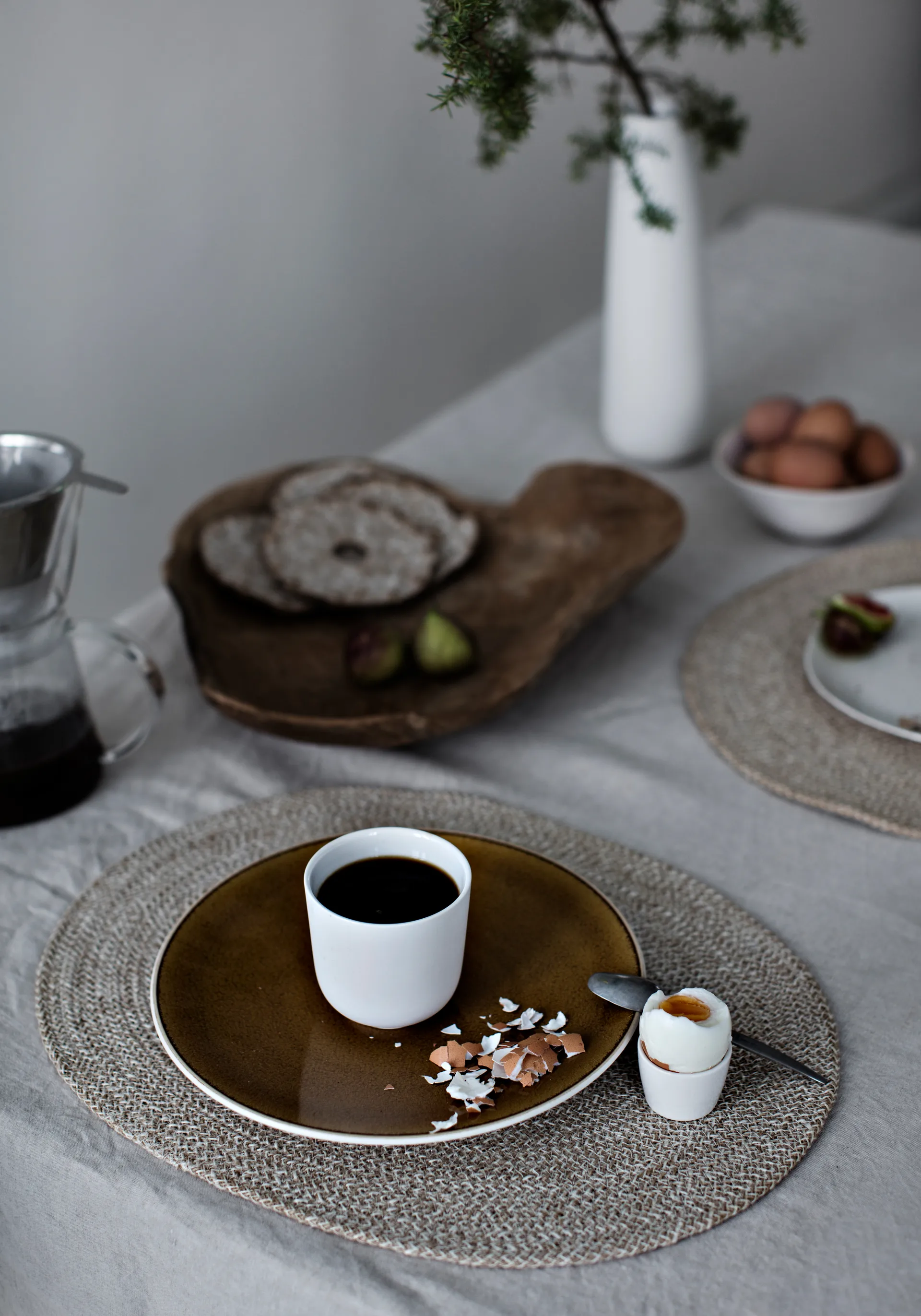 Ella placemat oval, Beige Dixie