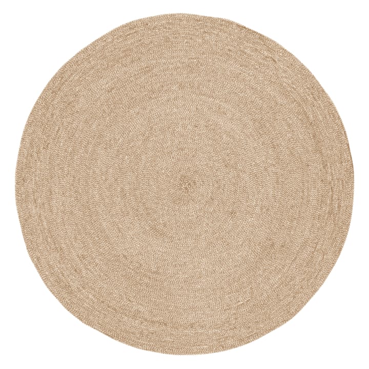 Ella rug Ø125 cm - White-nature - Dixie