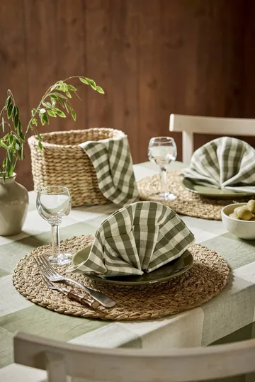 Esther braided placemat - Seagrass, Ø38 cm - Dixie