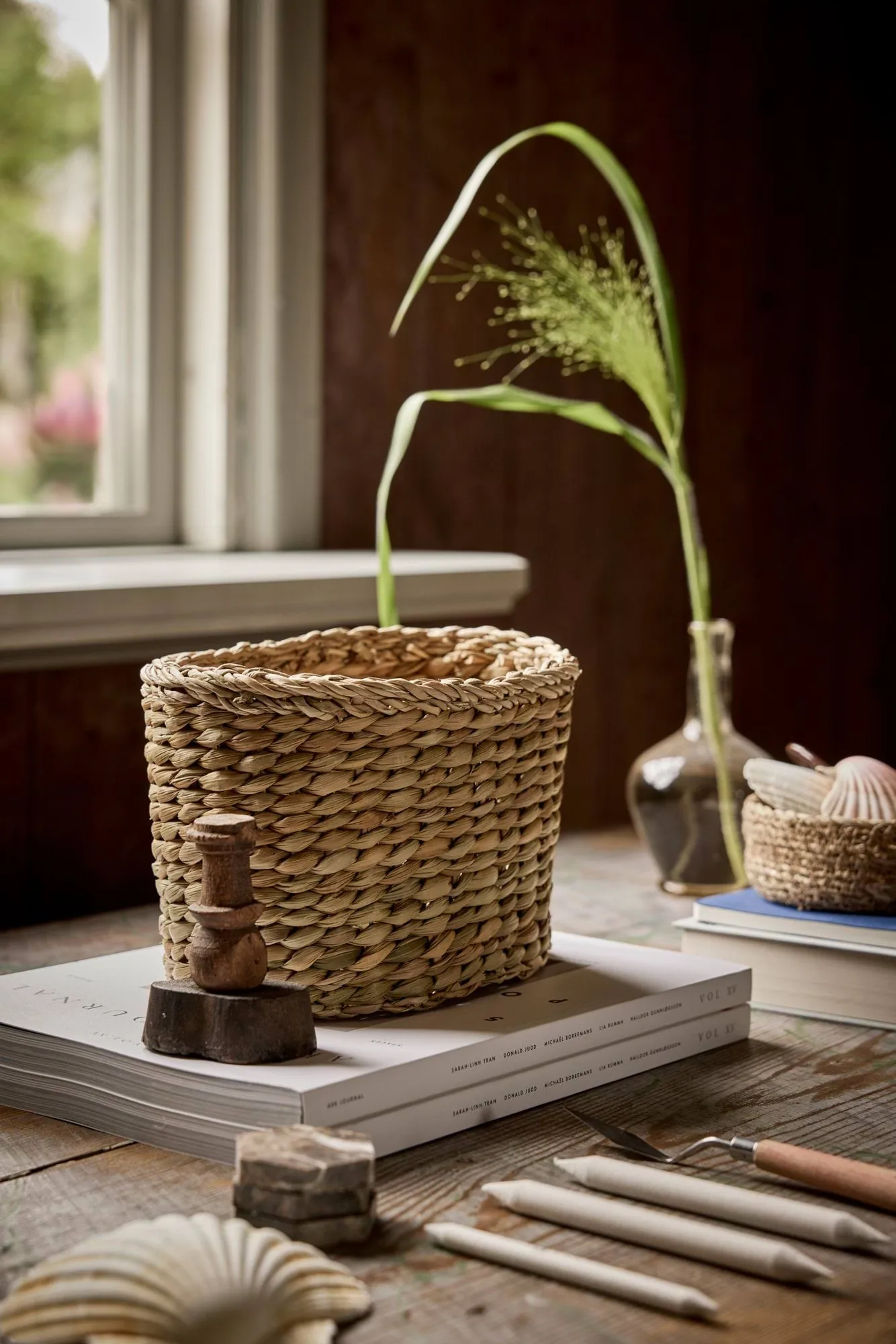Esther oval basket, 3 pieces, Sea grass Dixie