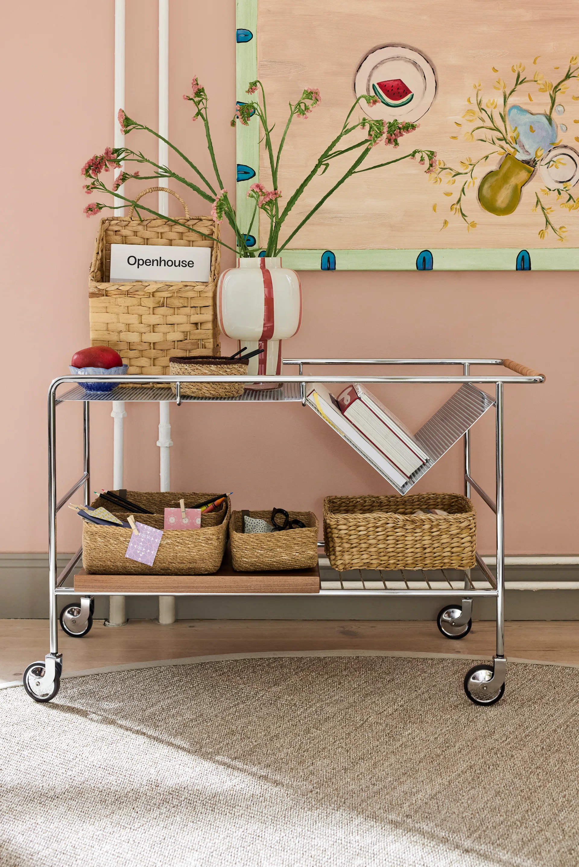 Esther storage box 3 pieces, Natural Dixie