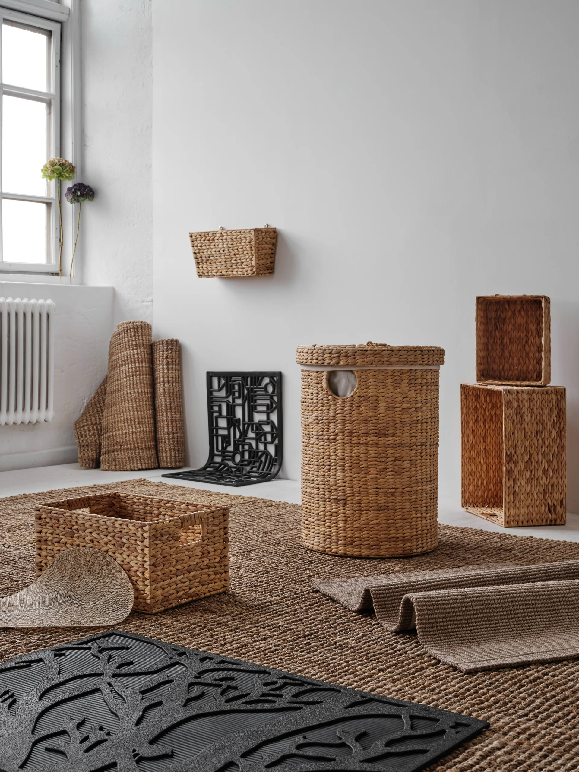 Lily storage basket small 3-piece set, Natural Dixie