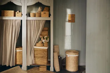 Lily storage basket small 3-piece set - Natural - Dixie