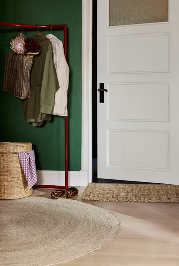 Lily storage pouf with lid Ø41x43 cm - Natural - Dixie