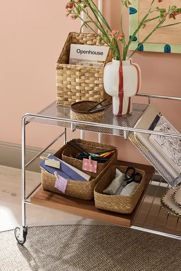 Lily wall basket 2 pieces - Natural - Dixie