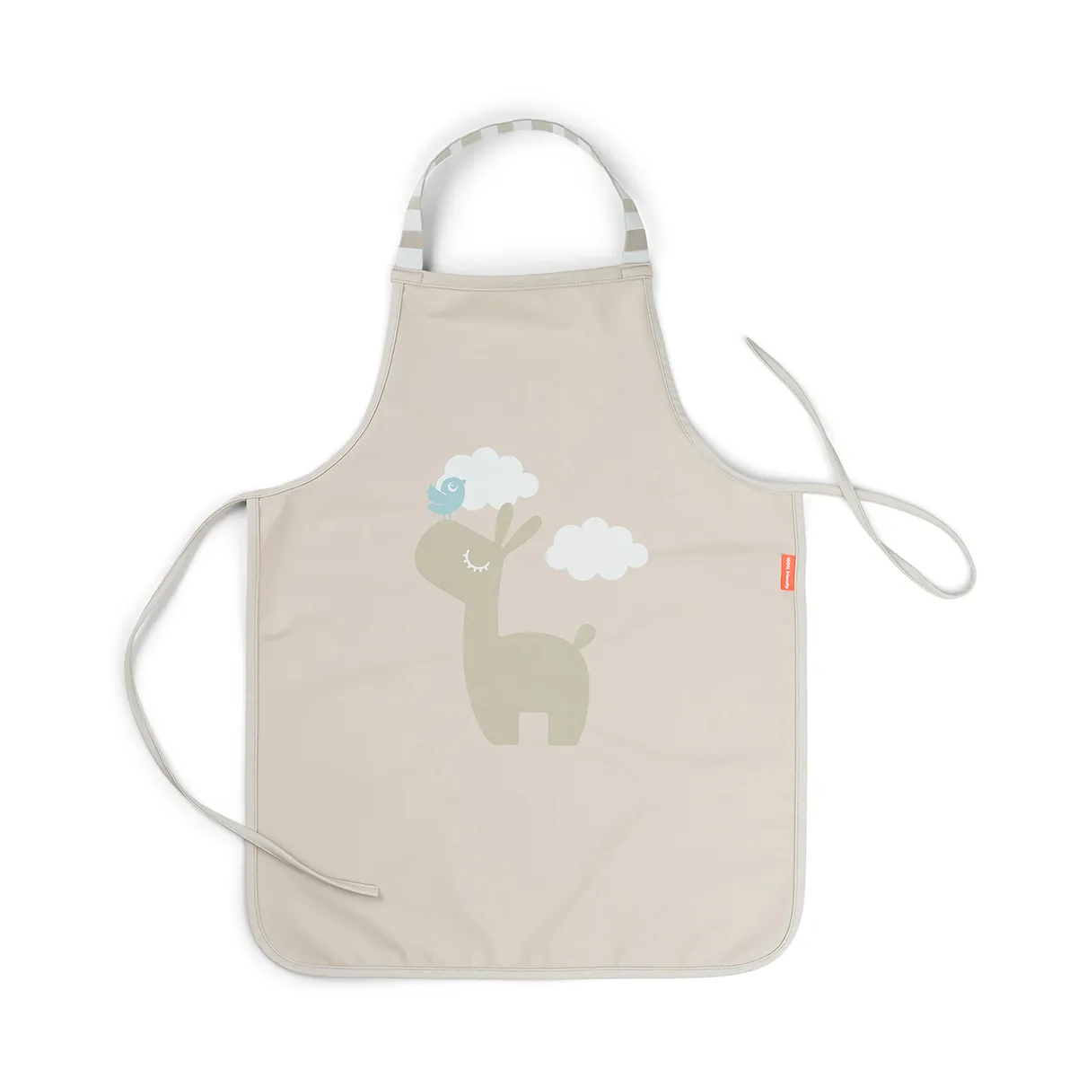 Lalee apron child, Green Done by deer