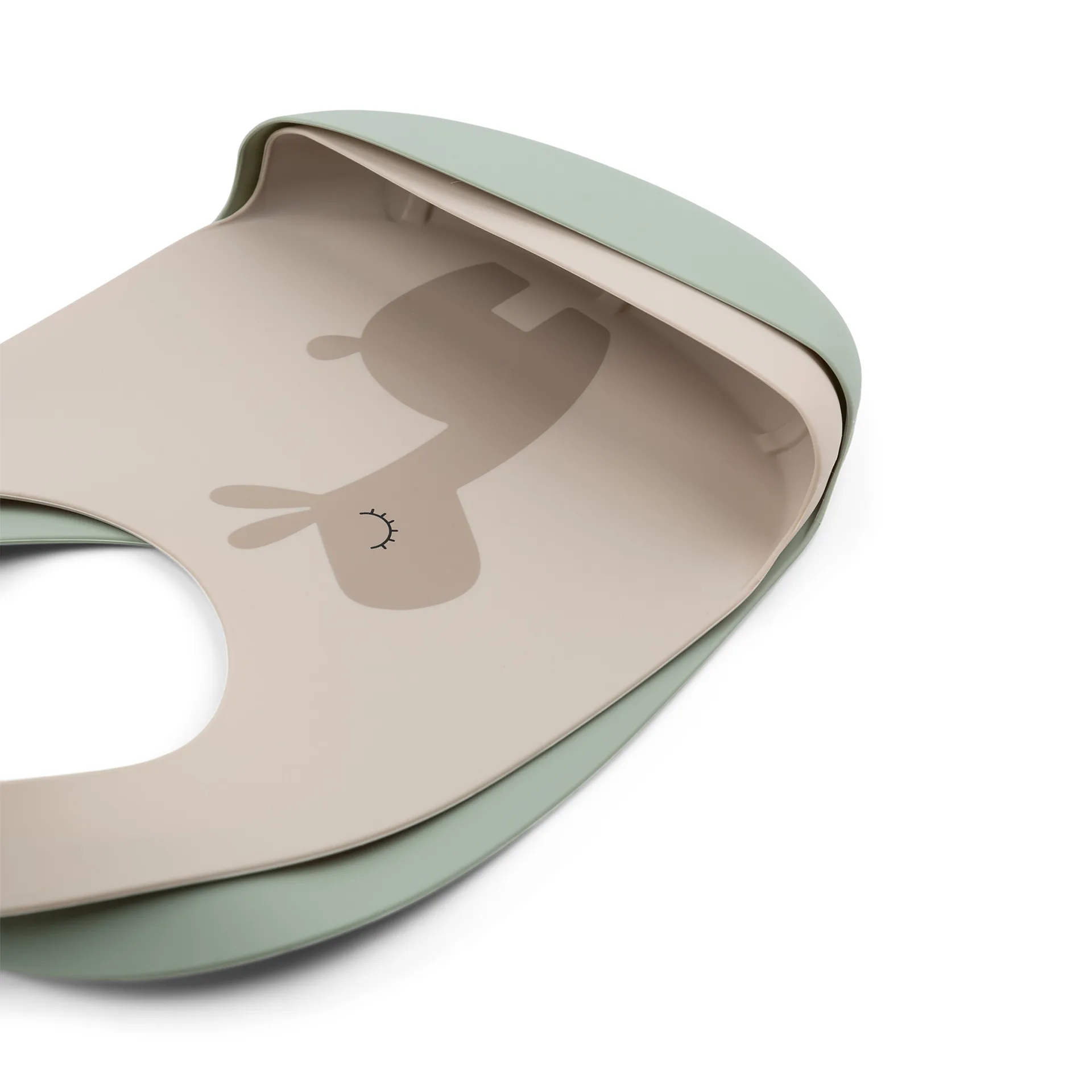 Lalee Bib 2-Pack, Sand green Done by deer