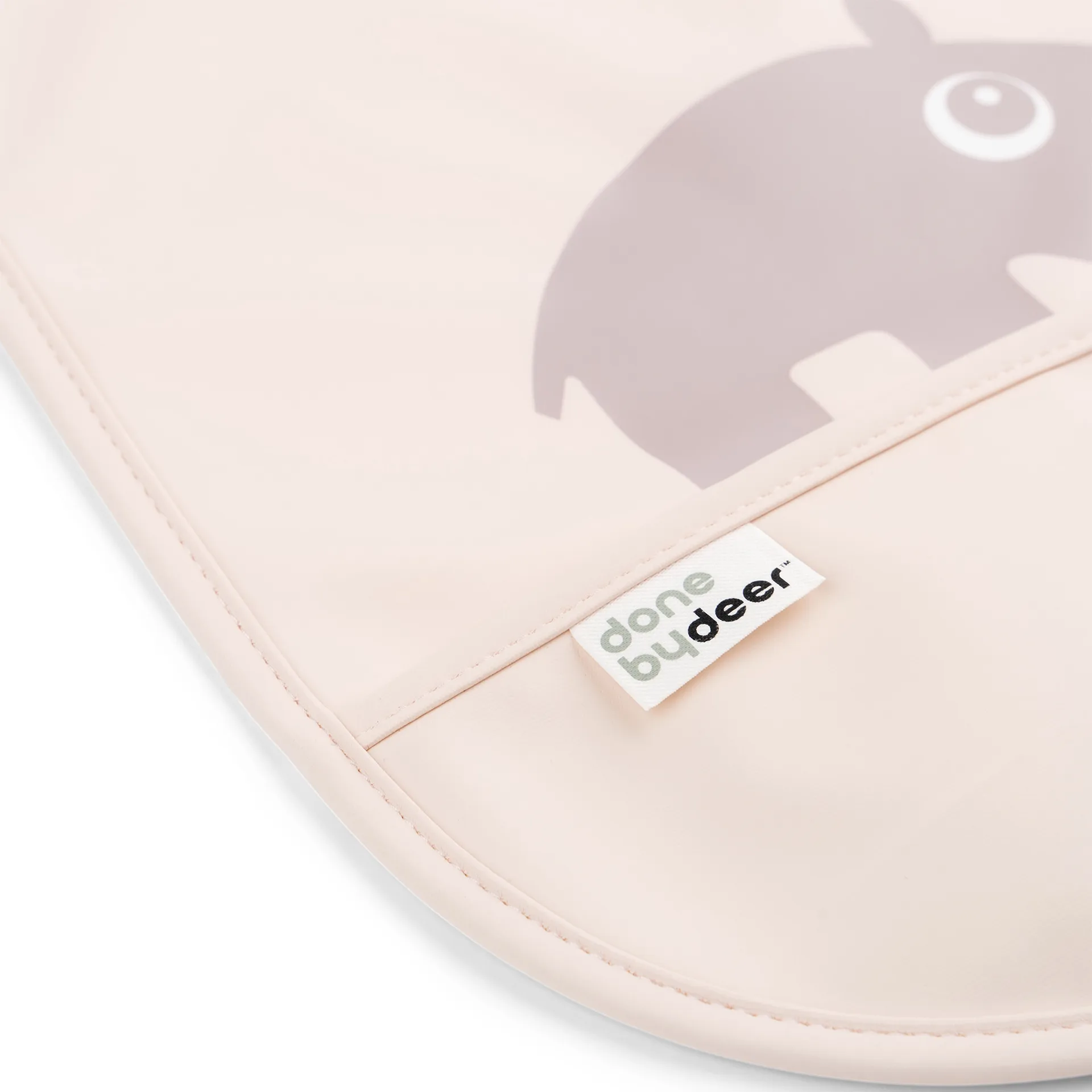 Ozzo bibs with Velcro 2-pack, Powder Done by deer