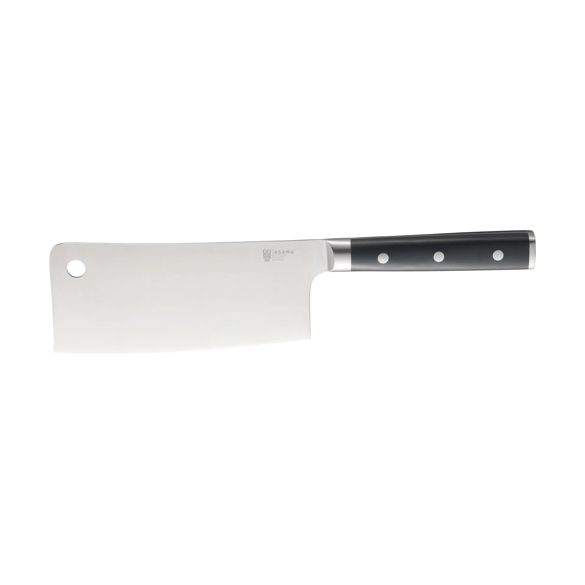Asama Chinese chef’s knife 18 cm, Black handle Dorre