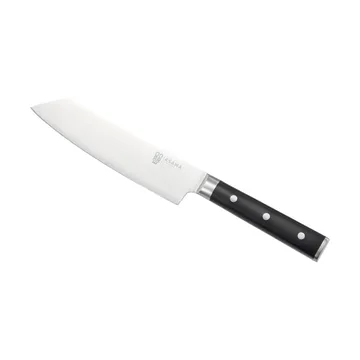 Asama Kiritsuke knife - Stainless steel, black, 33 cm - Dorre