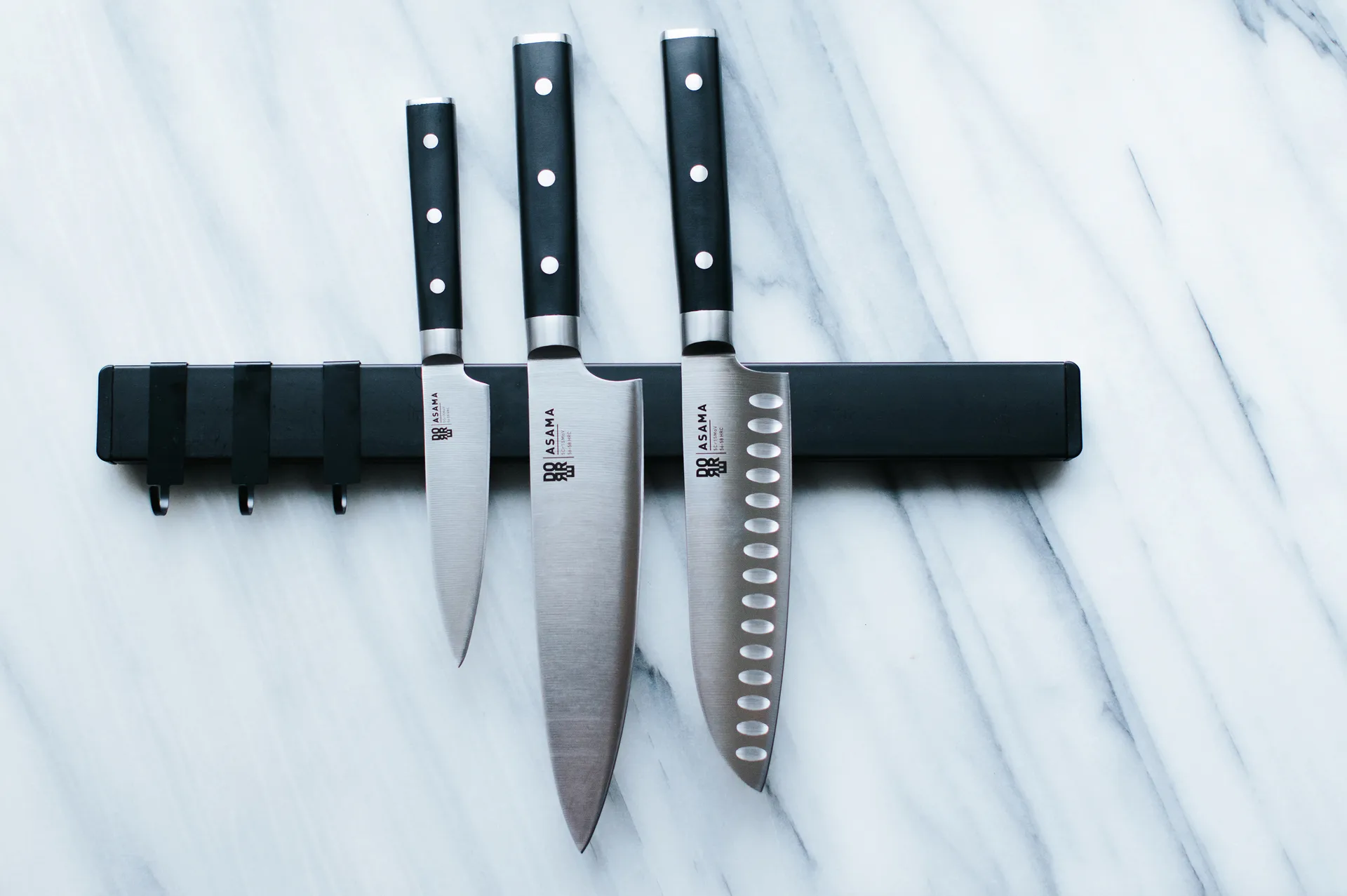 Asama knife set, Stainless steel, 3 pieces Dorre