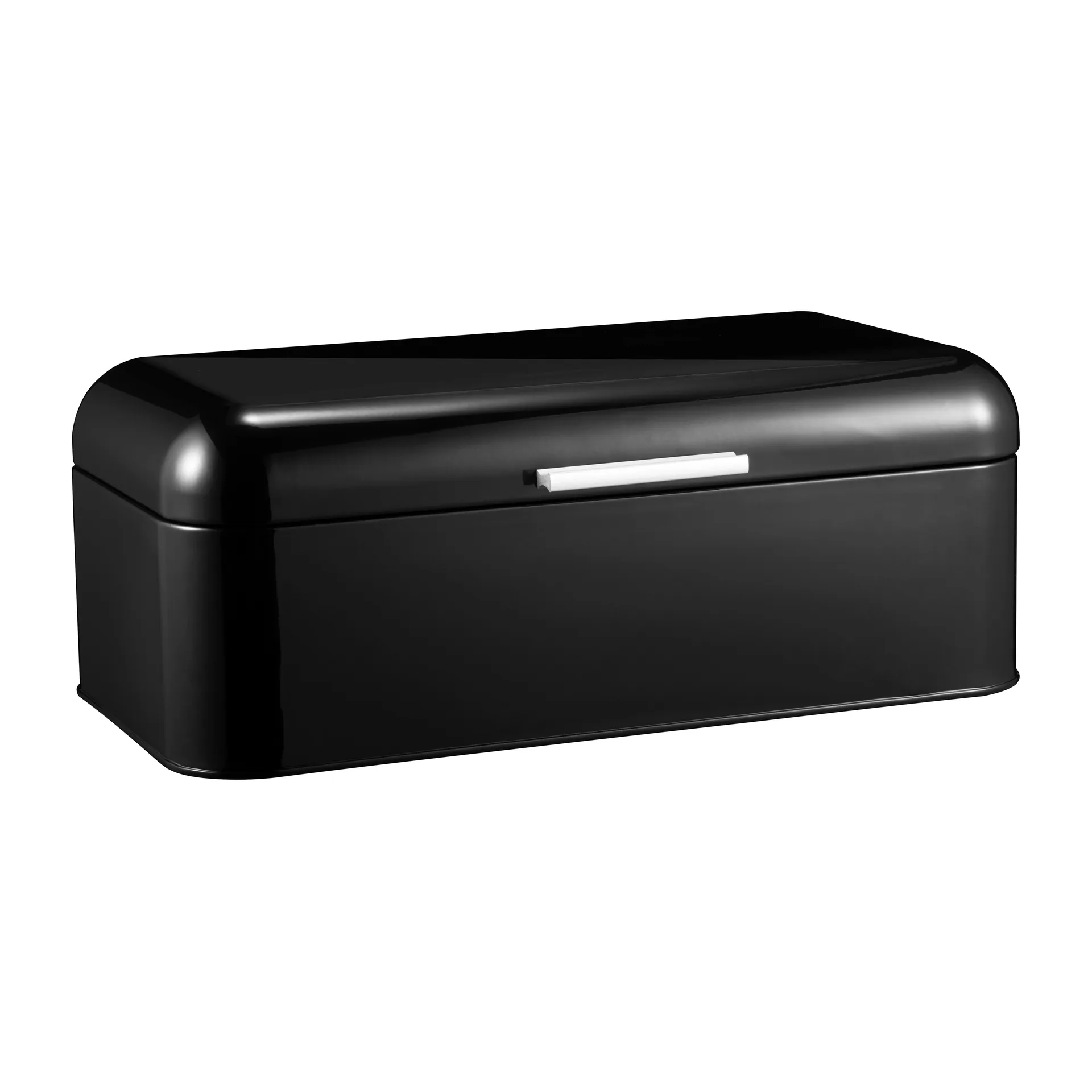 Bella bread bin carbon steel 23x42 cm, Black Dorre