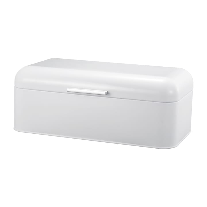 Bella bread bin carbon steel 23x42 cm, White Dorre