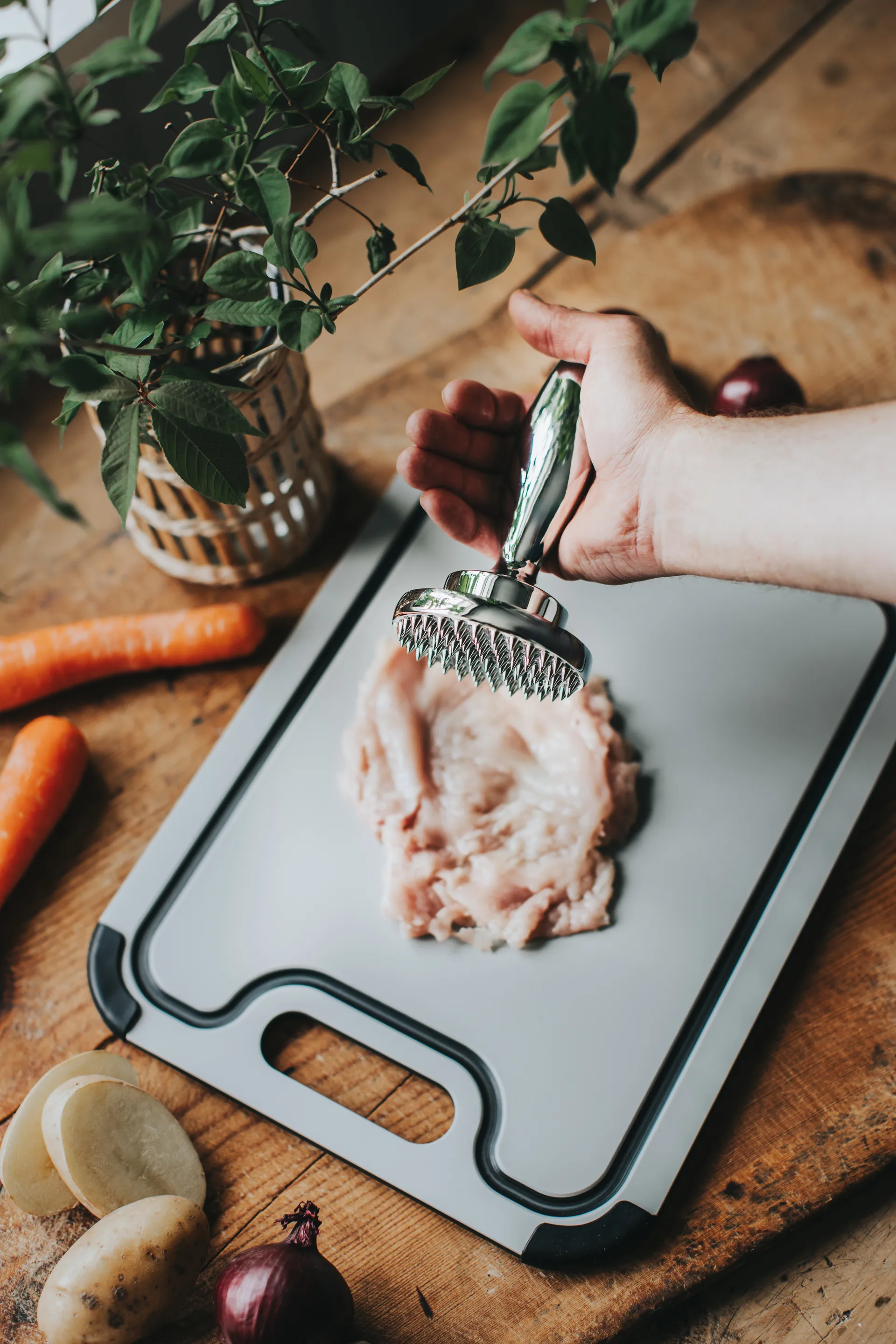 Birdie Biffbankare reversible 14.5x8.3x8.3 cm, Stainless steel Dorre