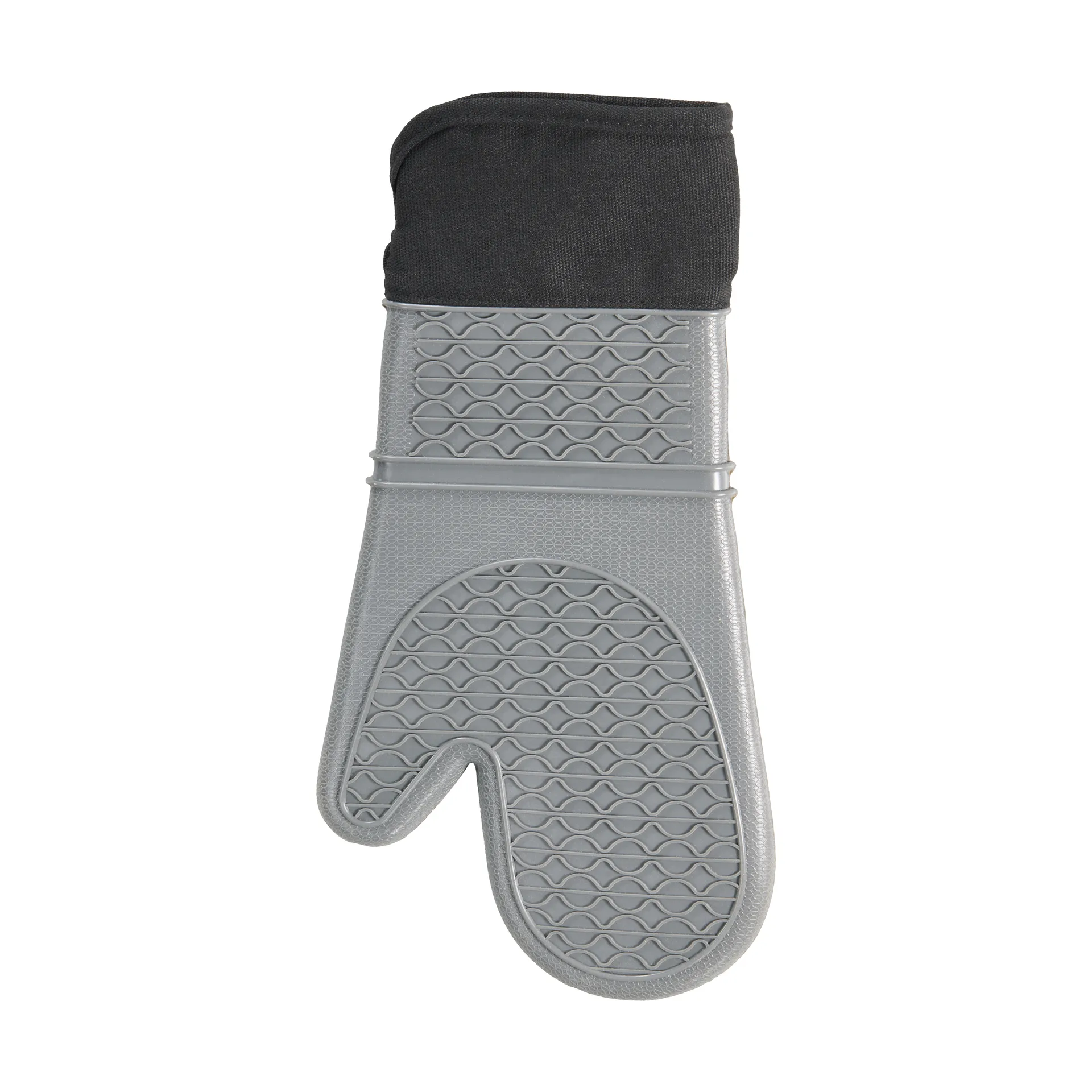 Cookie oven mitt 37 cm, Gray silicone Dorre