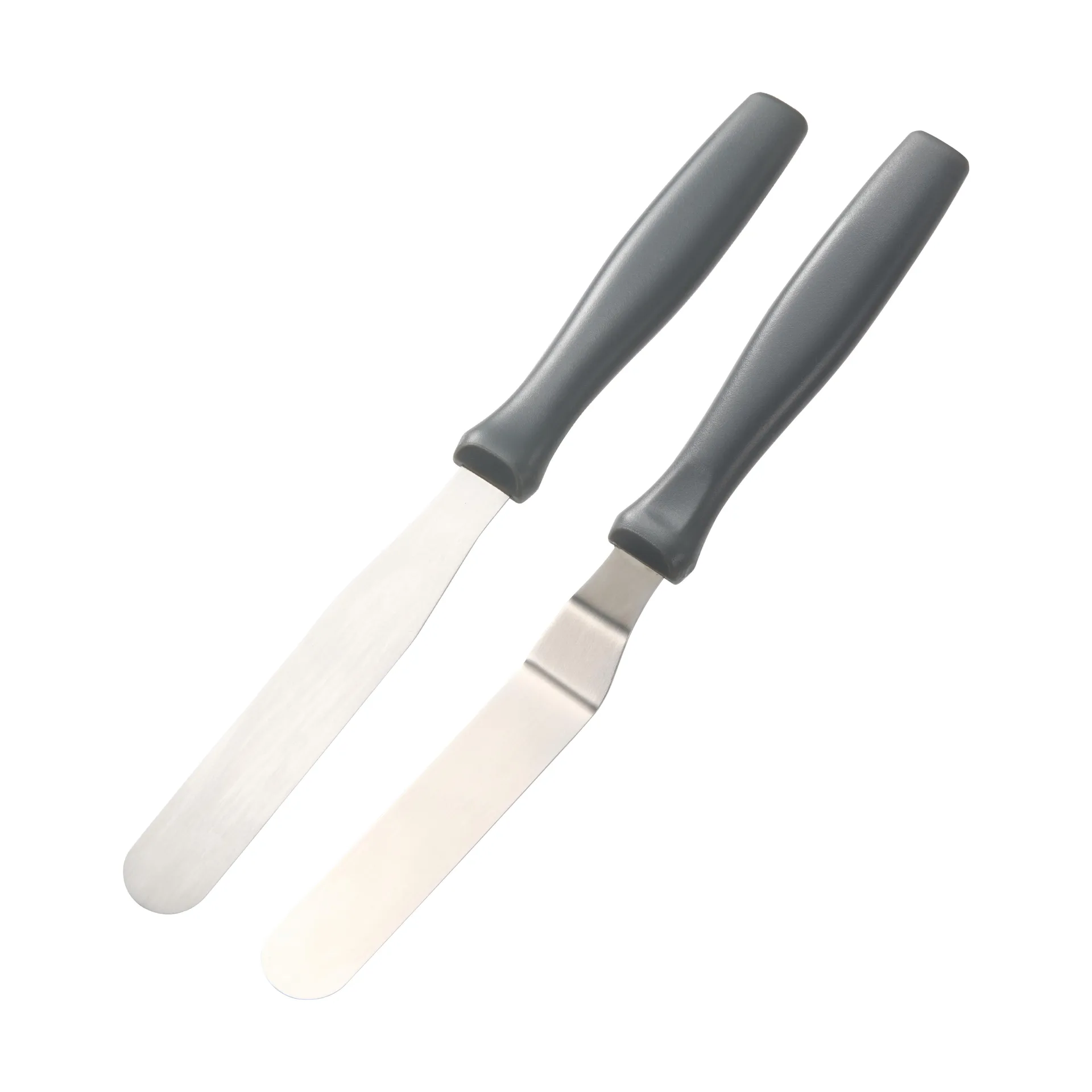 Cookie palette knife, Stainless steel, black, 2 pieces Dorre