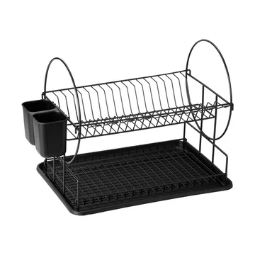 Disa dish rack - 2-tier, black - Dorre
