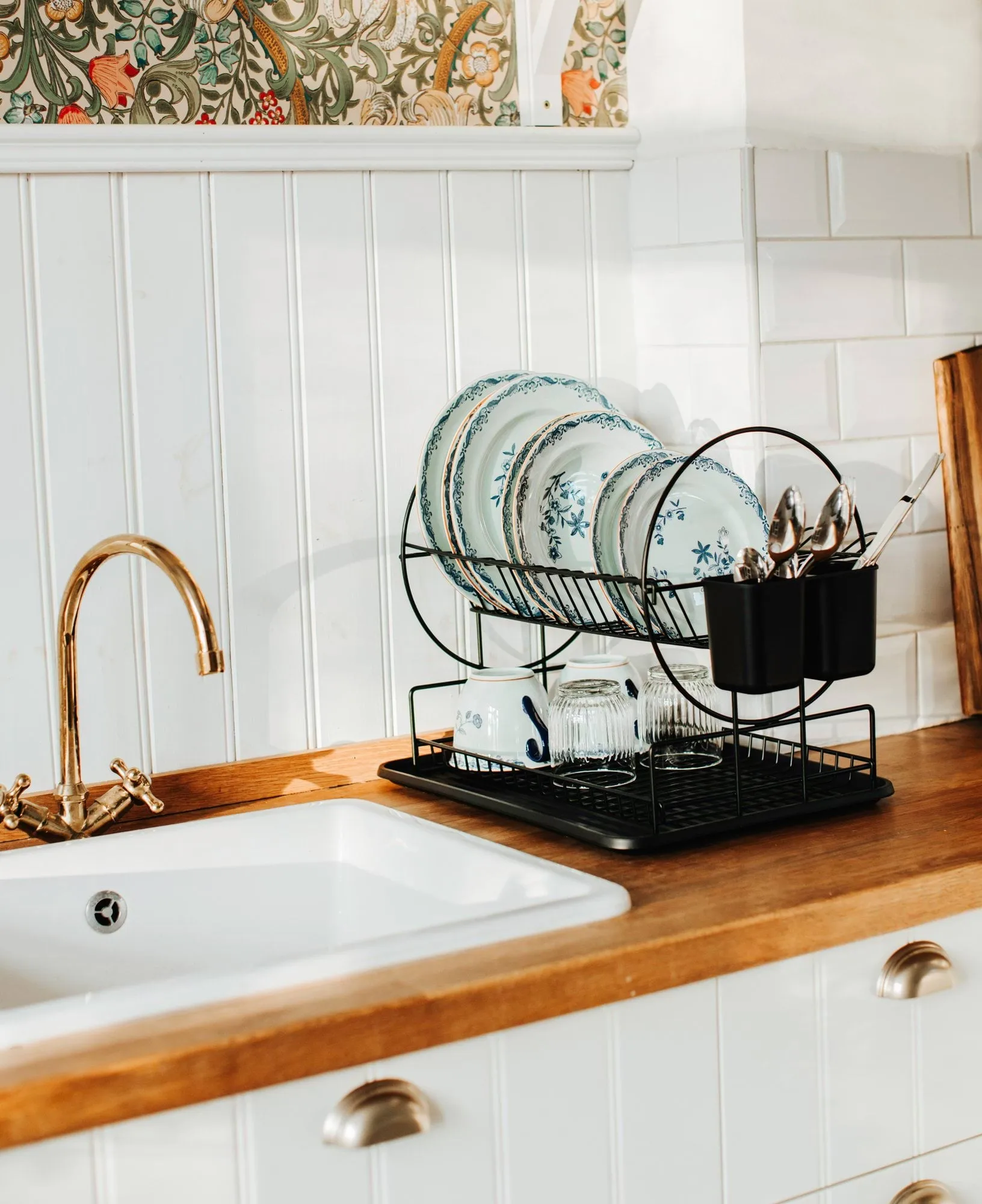 Disa dish rack, 2-tier, black Dorre
