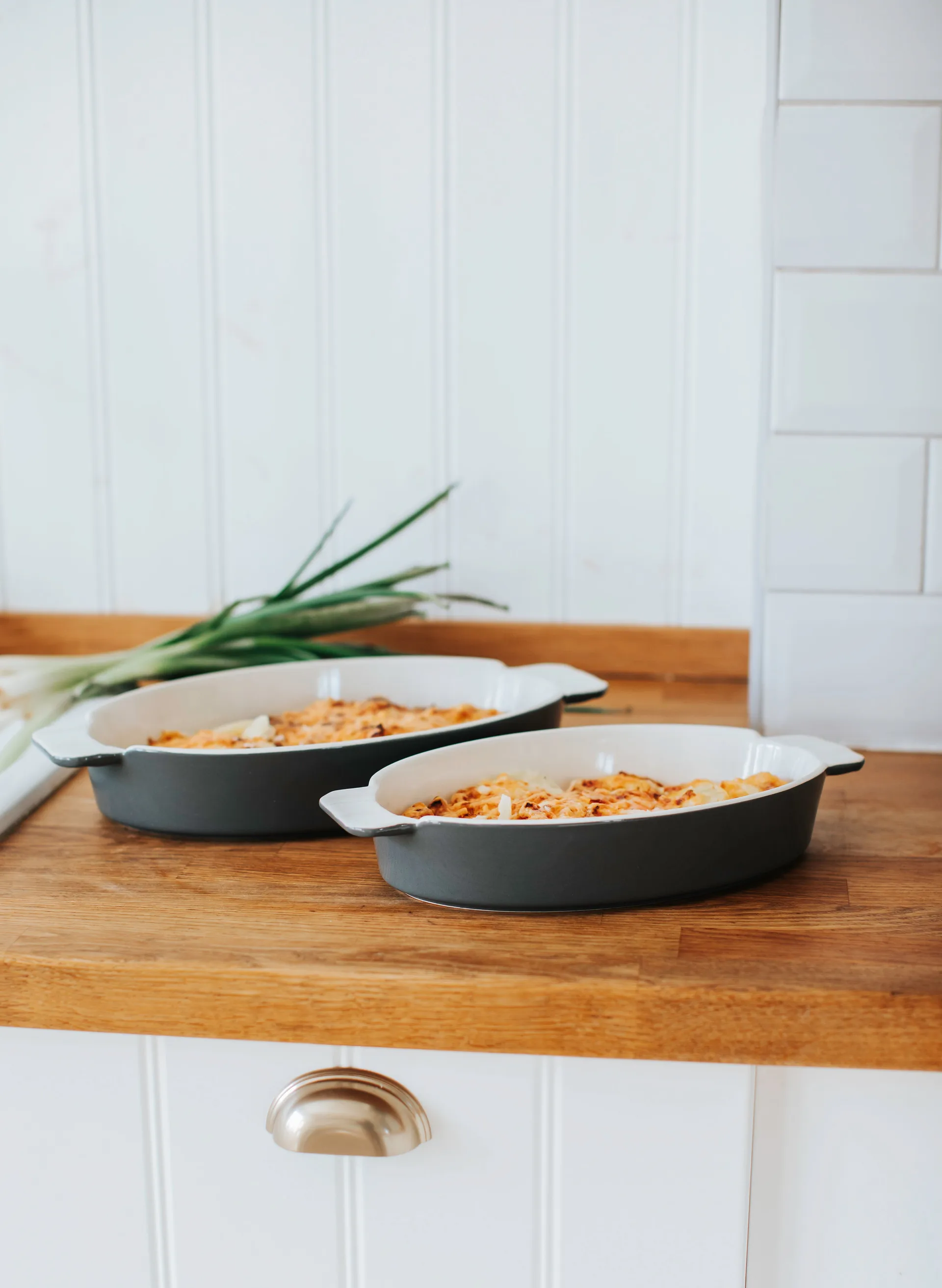 Gaby oven dish 2 pieces, Grey Dorre