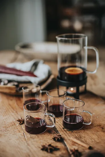 Gerry Glögg pot glass 1.2 L - Black - Dorre