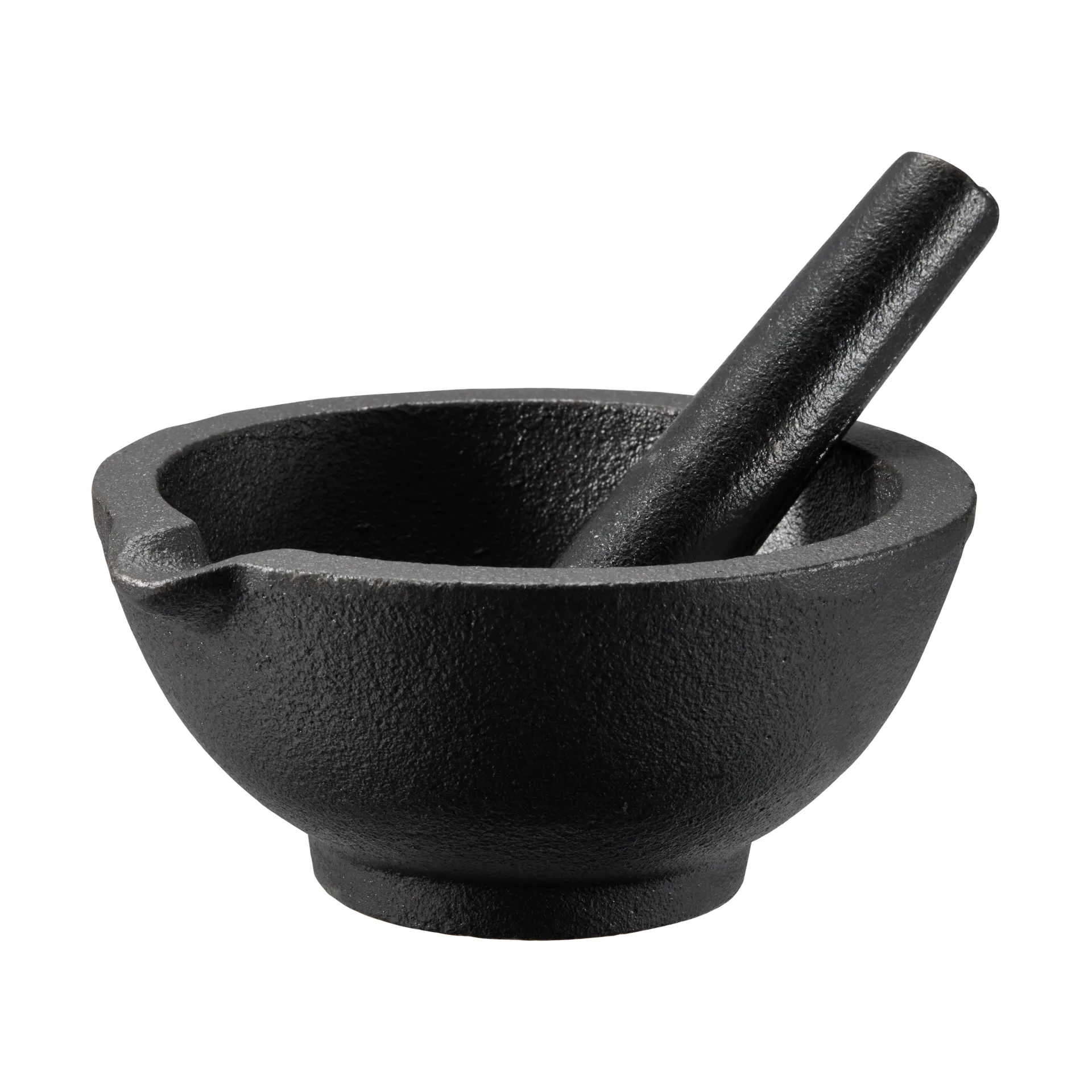 Gilly cast iron mortar, Black, 13x13x6.3 cm Dorre