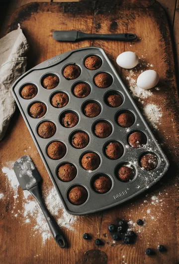 Karabo Muffin Pan carbon steel 24 cups - 42.5×26×2.8 cm - Dorre