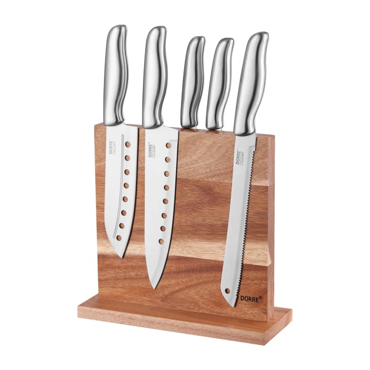 Kaya knifes holder 22x22 cm, Acacia Dorre