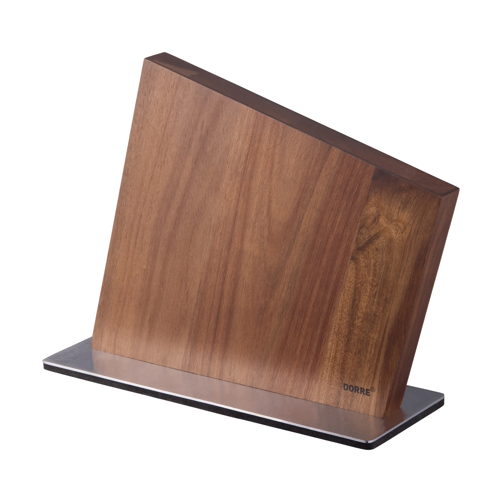 Kitty knife block, Acacia, slanted, 30x23x2.5 cm Dorre