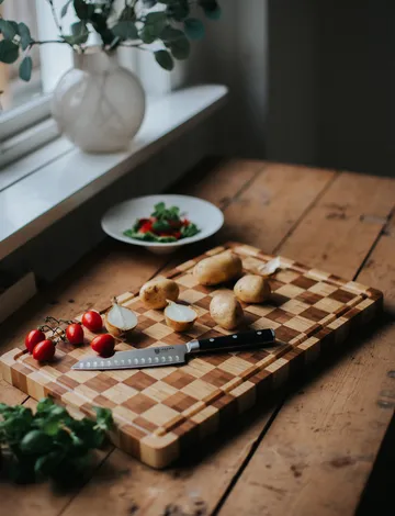 Kombo cutting board - Bamboo, 56x35x3,5 cm - Dorre