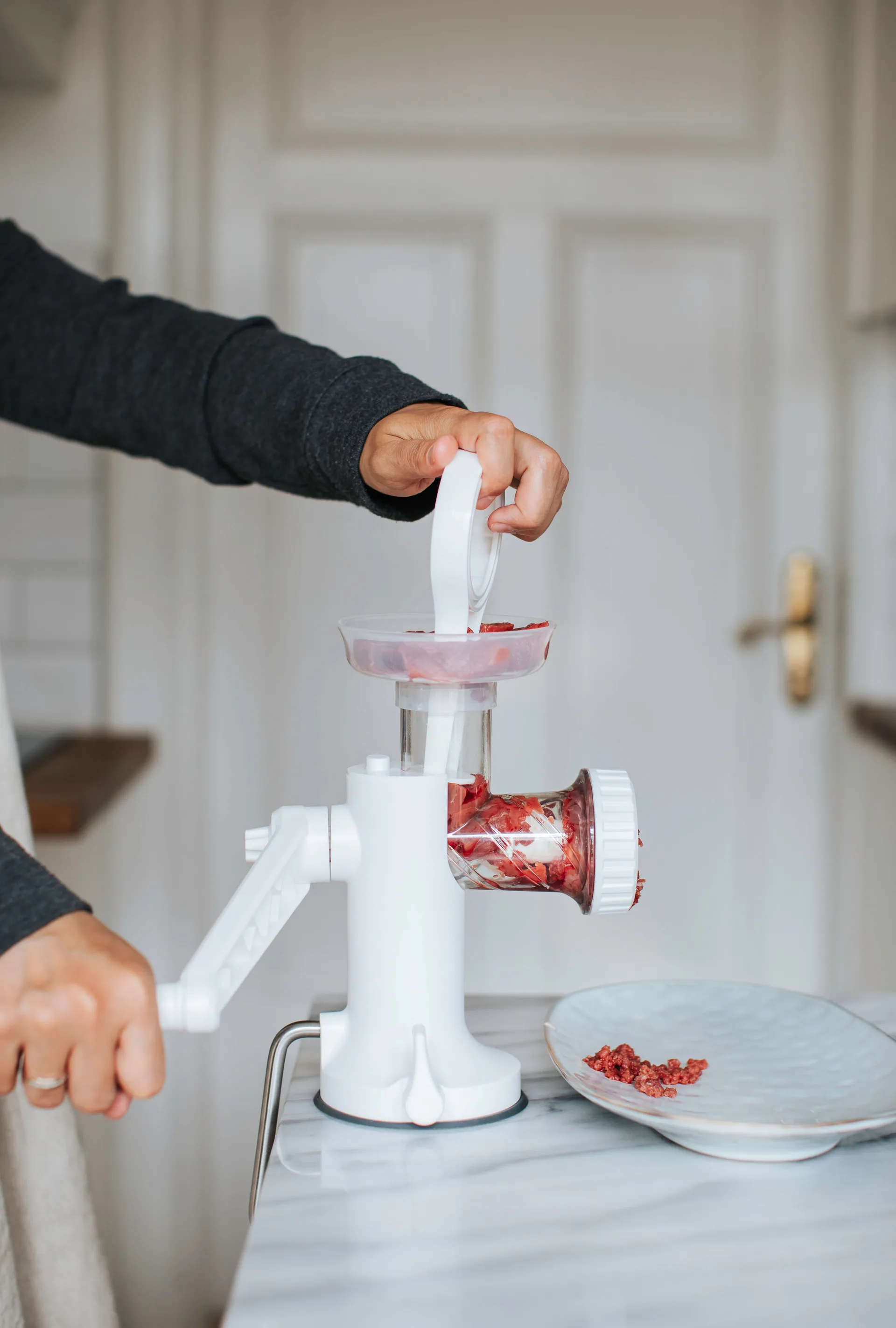 Kora meat grinder, White Dorre