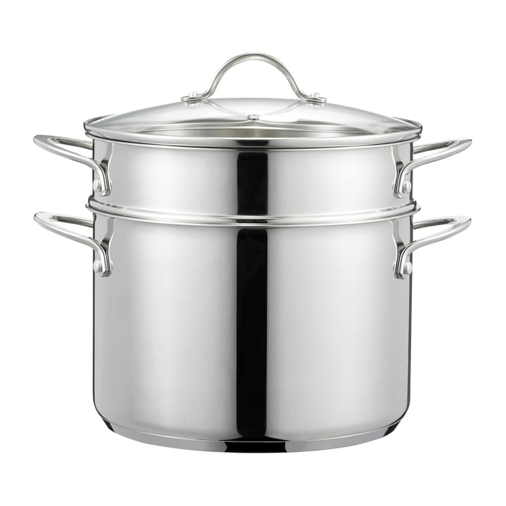 Kosmo pasta dish with inserts 7.6 L, Stainless steel Dorre