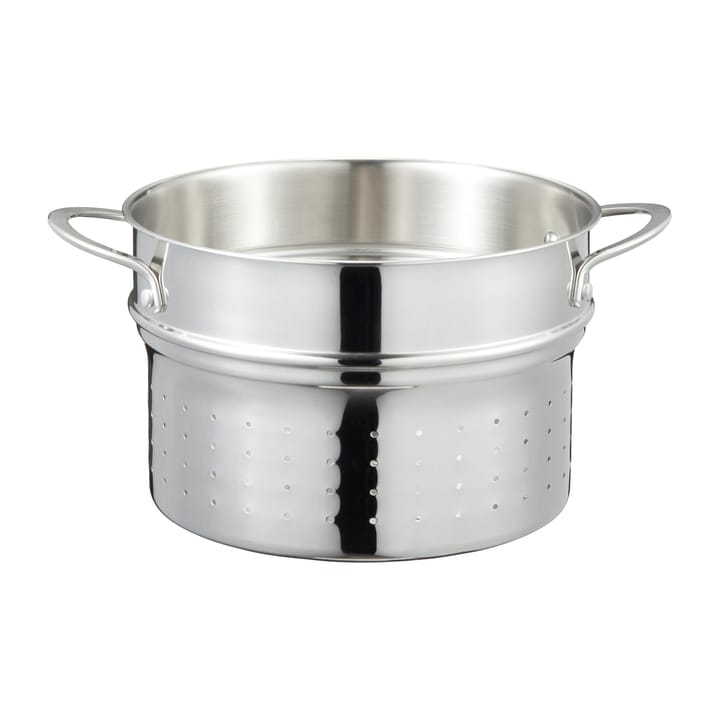 Kosmo pasta dish with inserts 7.6 L, Stainless steel Dorre
