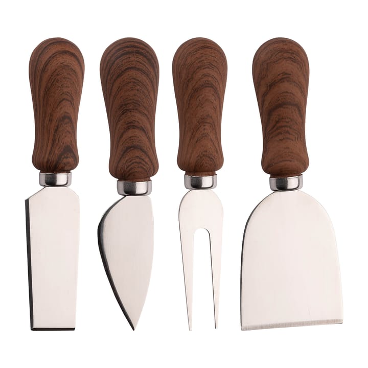 Odina cheese knife set 4 pieces, Stainless steel Dorre