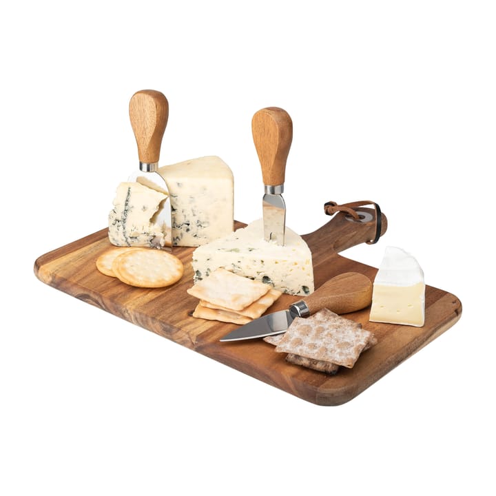 Oline cheese tray acacia 4 pieces, 26x29 cm Dorre