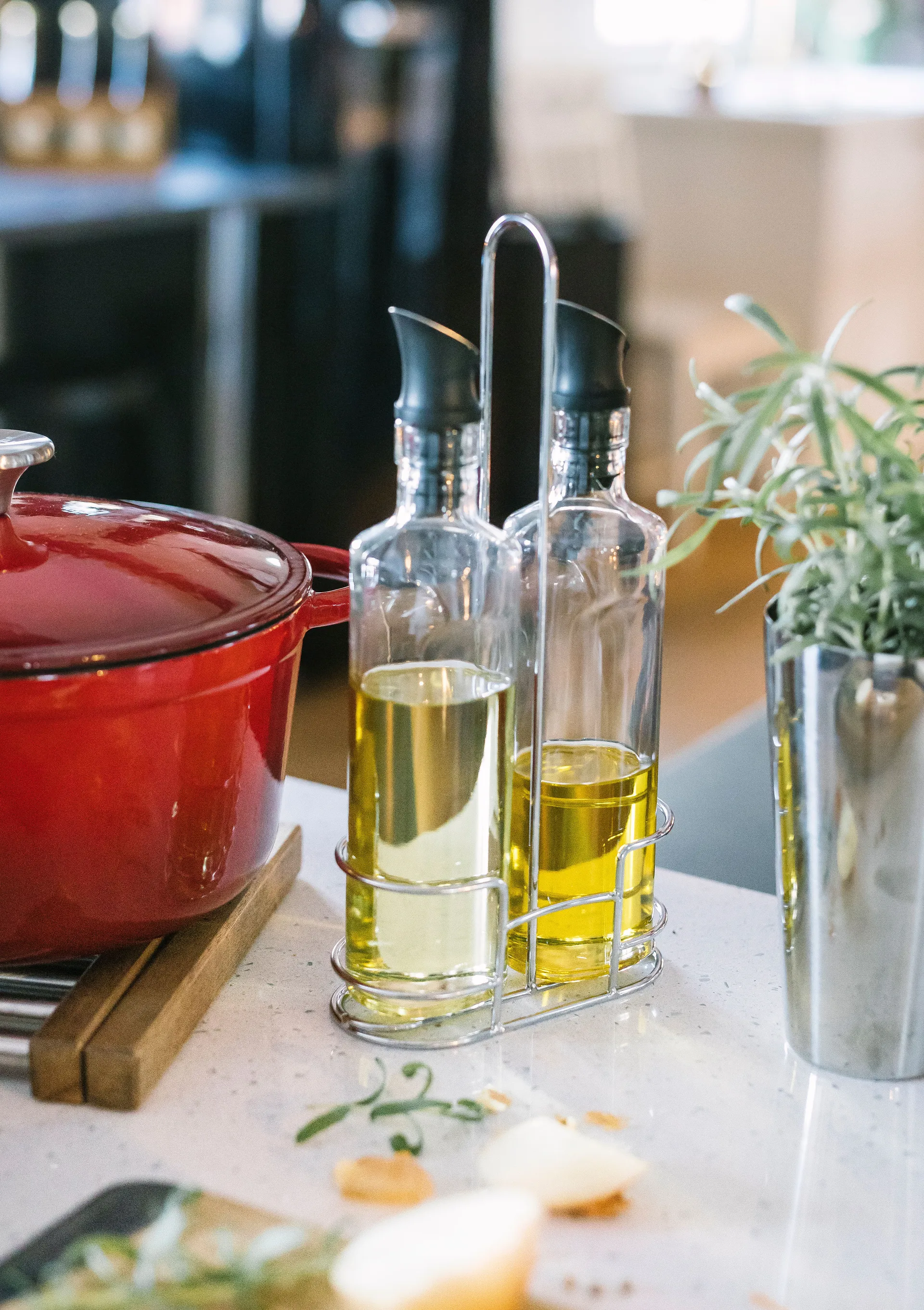 Olive oil vinegar set 35 cl, Glass Dorre