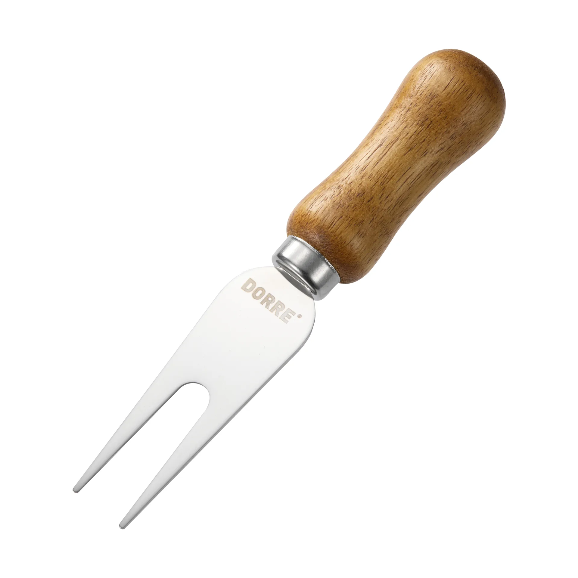 Olva cheese knife set, Acacia wood, stainless steel, 3-piece, 13 cm Dorre