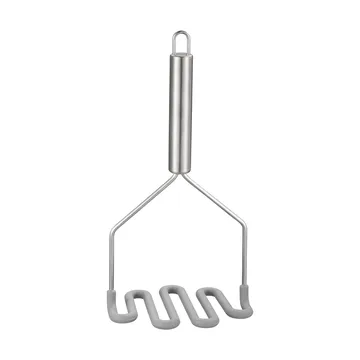 Pam potato masher - Stainless steel, silicone, 24x12x9 cm - Dorre