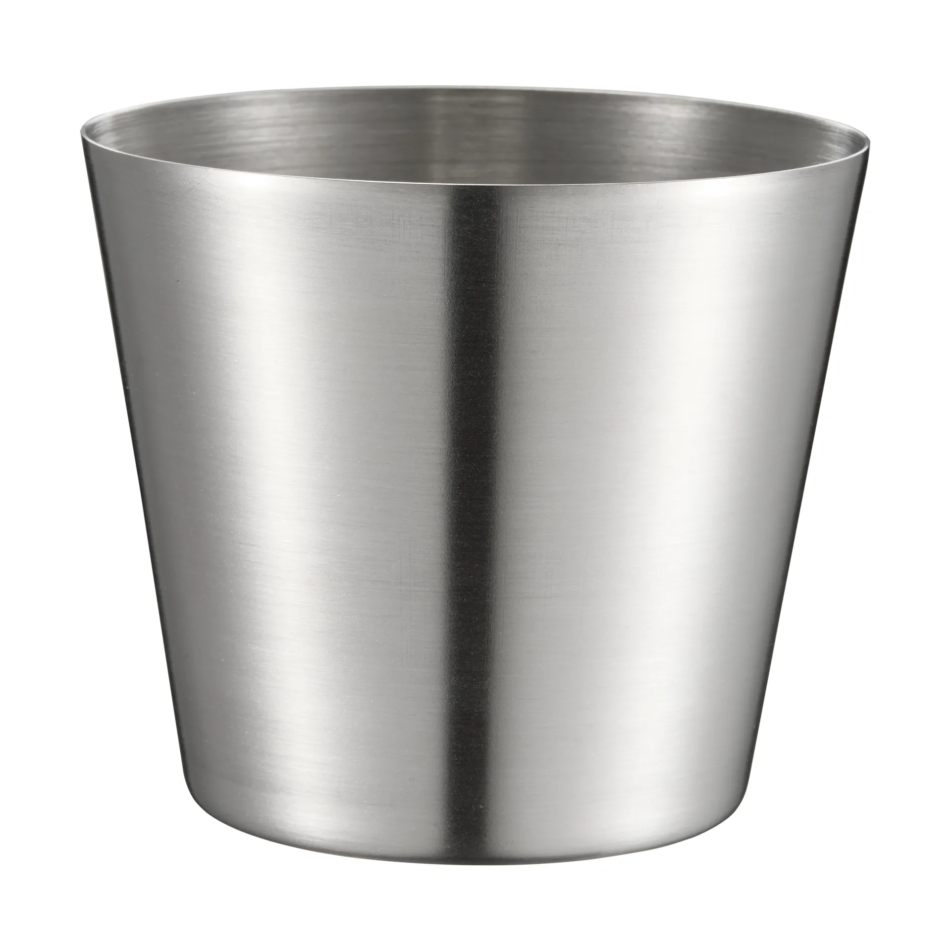 Peg fries/serving cup, Stainless steel, 4-pack, Ø9.5 cm Dorre